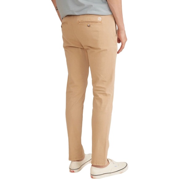 Marine Layer Faded Khaki Saturday Slim Fit Pant - Men's Large - Picture 4 of 10